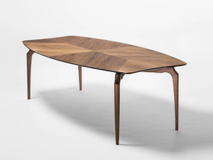 GAULINO - Barrel-shaped wooden dining table _ BD Barcelona Design